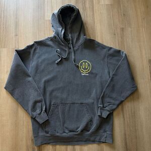 Taylor Acorn Everything Sucks Except For You Gray Hoodie Pullover Size Large